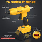 Cordless Hot Glue Gun for De-Walt 20V Battery - 100W Hot Glue Gun and 35PCS - Image 5