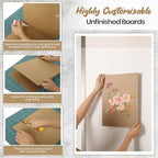 CALPALMY 12-Pack MDF Board 1/4 Inch Thick 12" x 12" Unfinished Wood Panels - Image 4