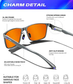 ANYLUV Blue Light Glasses Men, Relieve Eyestrain and Eye Protection, Al-Mg - Image 3