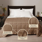 downluxe Weighted Blanket Queen Size, 15 lb Weighted Blanket - Image 2