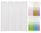 Bookmark Mold with Tassels 4Pcs Rectangle Silicone Jewelry Making Mould with by PPhtony