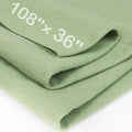 XSEINO Sage Green Large Felt Fabric 108" X 36 ", 1.4 mm Thick Soft Felt Fabric by XSEINOiscreating%EF%BC%81
