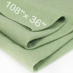 XSEINO Sage Green Large Felt Fabric 108" X 36 ", 1.4 mm Thick Soft Felt Fabric by XSEINOiscreating%EF%BC%81