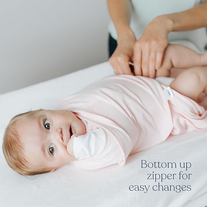 HALO 100% Cotton Sleepsack Swaddle, 3-Way Adjustable Wearable Blanket, TOG 1.5, Campsite, Newborn, 0-3 Months
