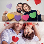 90 Pieces Heart Cutouts Paper Hearts Heart Shape Cards 5.5 Inches Large - Image 6
