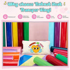 Tintnut Bright Color Heat Transfer Vinyl, 24 Sheets 12×10in Iron on Vinyl | - Image 3