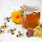 Youeon 100 Pcs Cute Metal Bee Charms - Image 7