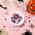 Giegxin 150 Pcs Pink Halloween Charms Bulk - Image 3