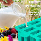 Popsicles Molds Silicone, Bpa-free ice Pop Mold Food Grade Popsicle Maker - Image 3