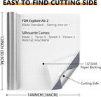 Lya Vinyl Metallic Brushed Silver Permanent Vinyl Roll, - Image 2