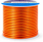 Mandala Crafts 12 Gauge Orange Anodized Aluminum Craft Wire, 60 FT | Colored - Image 2