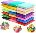 Air Dry Clay 24 Colors, Magic Clay Modeling Clay, DIY Molding Magic Clay by OJYUDD