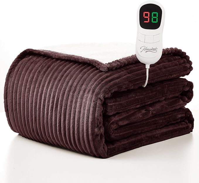 Homemate Heated Blanket Electric Throw by Homemate