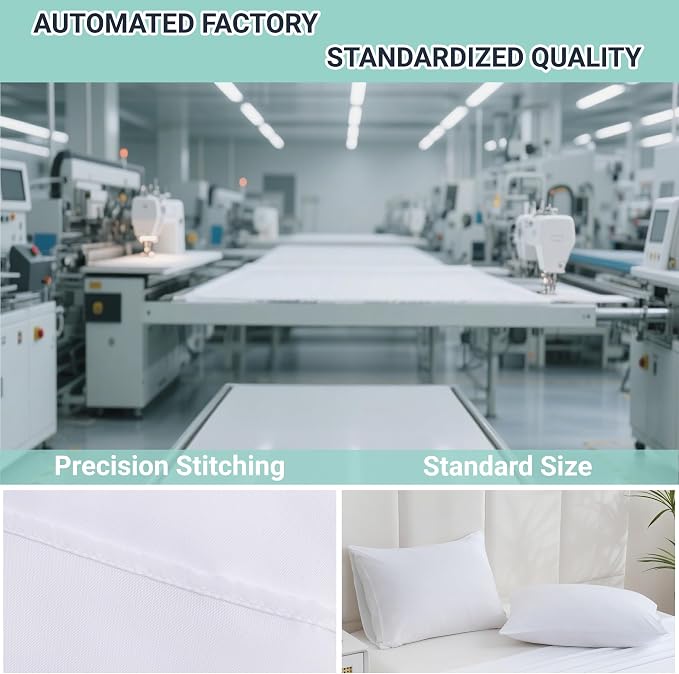 ZPECC White Pillow Cases Bulk 24 Pack - Image 4
