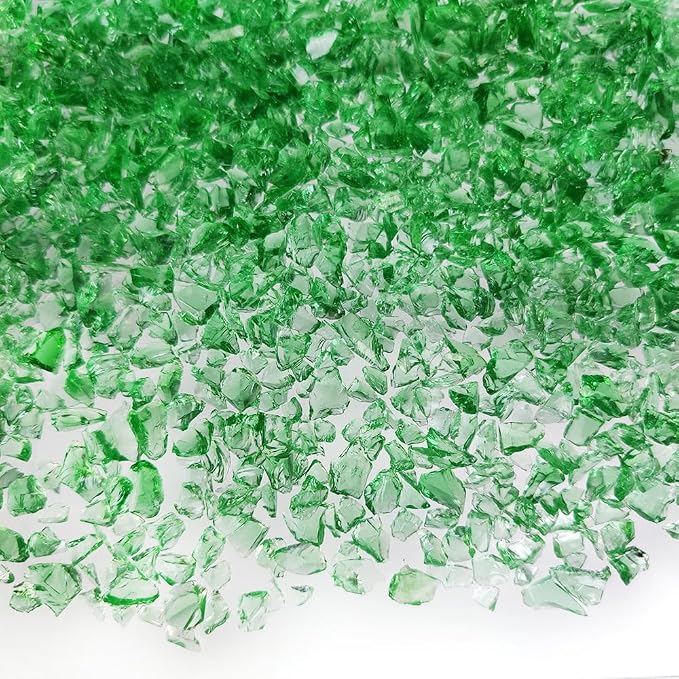 1.3 LB Crushed Glass Sand Broken Fire Glass Pieces - Image 7