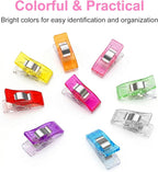 100 Pcs Multipurpose Sewing Clips Premium Quilting Fabric Clips - Image 2