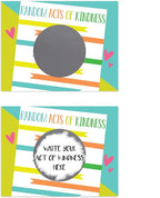 Make Your Own DIY Scratch Off ScratchNotes 20 Pack 3x4 Note Cards & Stickers - Image 2