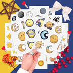 BulbaCraft 100Pcs Moon Stickers - Image 7