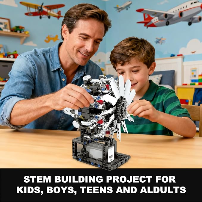 Turbojet Engine Building Set, Aircraft Engine Model kit that Run, Build Your - Image 3