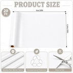 White Bulletin Board Roll Non-Woven Fabric Poster 16in X 20ft | Back to School - Image 2