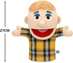 Family Hand Puppets for Kids, Includes Grandpa, Son - Image 3