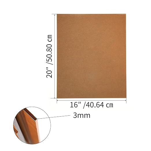 2 Pieces 16" x 20"Clear Acrylic Sheet Cast Plexiglass 1/8”Thick Plexiglass - Image 2