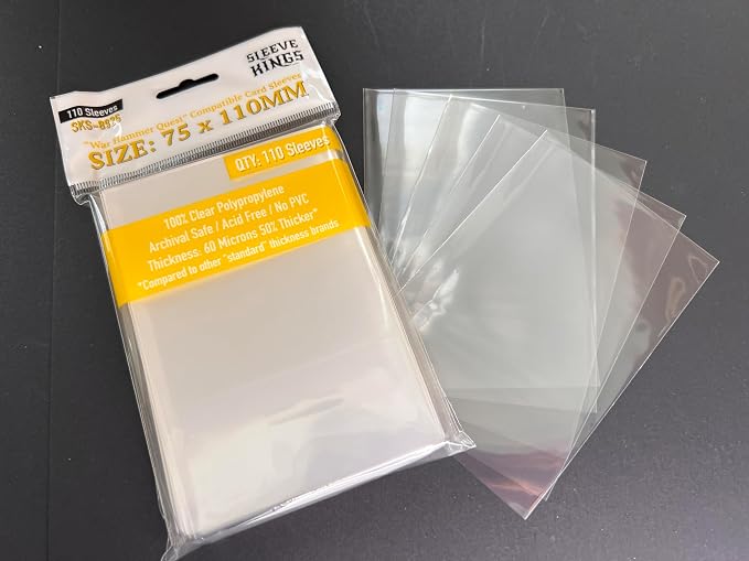 Sleeve Kings War Hammer Quest Compatible Sleeves 75 X 110 mm - Image 4