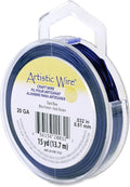 Artistic Wire, 20 Gauge Tarnish Resistant Colored Copper Craft Wire, Dark Blue by Unknown