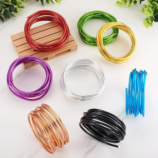 Fashewelry 52 Feet 6 Gauge Aluminum Wire 8 Colors Bendable Metal Sculpting Wire - Image 6