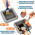 Paint Brush Cleaner Washer Trays Tool - Image 2
