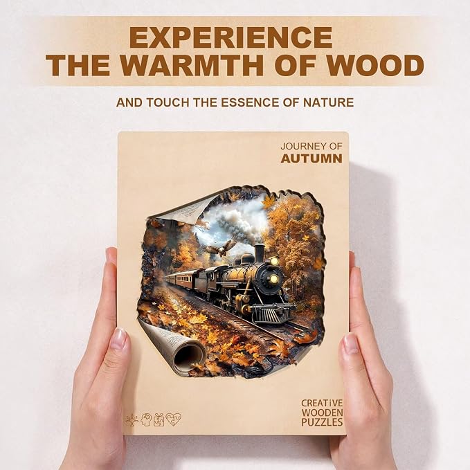 Autumn Train Puzzles Adults Gifts - Image 8