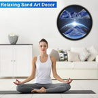 Mtadmai 17.3" Moving Sand Art, 3D Sand Art Pictures Deep Sea Sandscape Living - Image 3