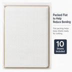 YOUNTHYE 10 PCS 5 Count Plastic Canvas Sheets, 21 x 13.1 Inch Large Hole - Image 8