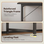 Coleshome 79 Inch Large Computer Desk - Image 6
