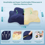 DONAMA Cervical Pillow for Neck and Shoulder Pain Relief, Cooling Contour - Image 7