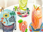 Benjenes 8PCS Flowers Diamond Art Coasters Kit - Image 7