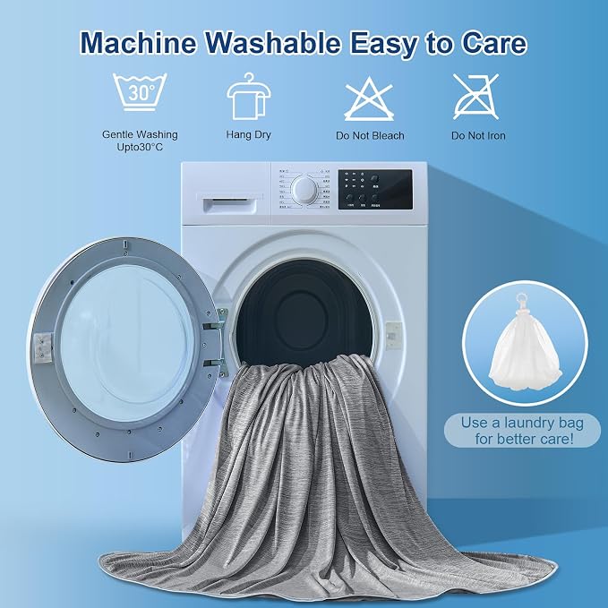 KMUSET Cooling Blanket King Size, Double Sided Summer Cooling Blankets - Image 7