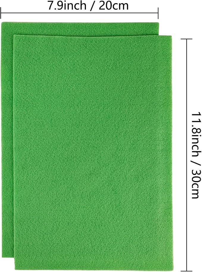 Jtnohx Color Felt, Soft Felt Sheets, 1.4mm Thick 8"x12" Handicraft Felt Fabrics - Image 5