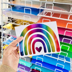 TECKWRAP Sparkle Permanent Vinyl Rainbow Holographic Chrome Adhesive Vinyl 1ft - Image 3