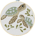 Awesocrafts Cross Stitch Kits Little Turtle Looking by Awesocrafts