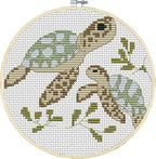 Awesocrafts Cross Stitch Kits Little Turtle Looking by Awesocrafts