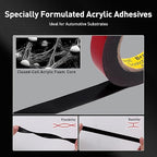 3M Automotive Acrylic Plus Tape, 0.39" x 18Ft, Dark Gray | Double Sided Tape - Image 4