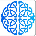 GORGECRAFT 12"X12"Celtic Stencil Triquetra Knot Templates Viking Symbol Wicca by GORGECRAFT