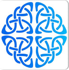 GORGECRAFT 12"X12"Celtic Stencil Triquetra Knot Templates Viking Symbol Wicca by GORGECRAFT