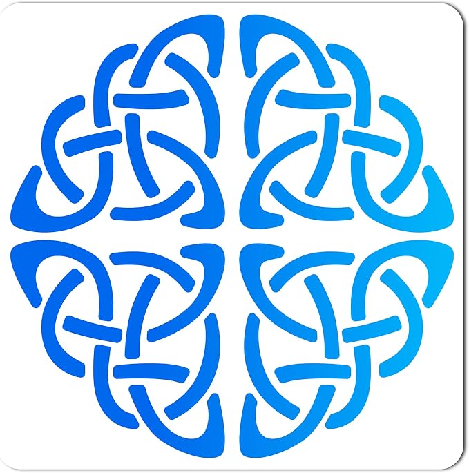GORGECRAFT 12"X12"Celtic Stencil Triquetra Knot Templates Viking Symbol Wicca by GORGECRAFT