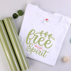 Tintnut Pear Green HTV Heat Transfer Vinyl, 10inx6ft Iron on Vinyl | Neutral - Image 5