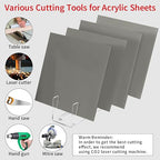 1/8 Thick 12 x 12 inch Acrylic Sheets - Image 3