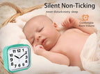 Tinload 5.5" Large No Ticking Analog Alarm Clock, Silent Readable - Image 3