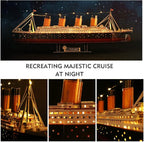 CubicFun Titanic 3D Model Ship Puzzle - Image 3