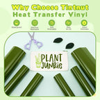 Tintnut Pesto Green Heat Transfer Vinyl, easy cut & weed, stretch washable - Image 3